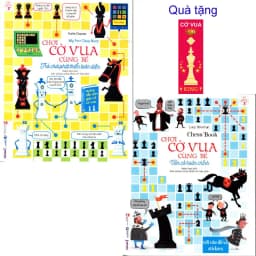 Thumbnail Sách - Combo 2 cuốn dạy học CHƠI CỜ VUA CÙNG BÉ, giúp phát triển tư duy, trí thông minh cho trẻ em (tặng 2 bookmark) 1