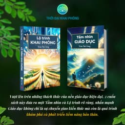 Thumbnail Sách - Combo 2 cuốn : Tầm Nhìn Giáo Dục + Lộ Trình Khai Phóng, bìa cứng - Tác giả Trần Thế Công 3