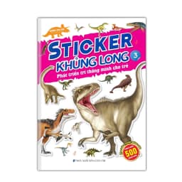 Thumbnail Sách - Combo 2c sticker khủng long phát triển trí thông minh tập 3 & 4 2