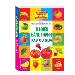 Thumbnail Sách - Combo 2c Từ điển bằng tranh Rau củ quả + Bảng chữ cái tiếng việt ( bìa cứng )(kèm quà tặng) 3