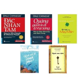 Thumbnail Sách - Combo đắc nhân tâm, bí mật may mắn người nam châm, mình nói gì khi nói hạnh phúc, quẳng gánh lo đi(lẻ tuỳ chọn) 2