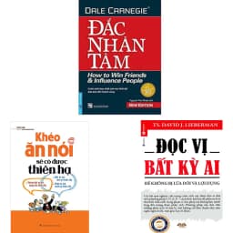 Thumbnail Sách - Combo ba cuốn: Đắc nhân tâm+ Đọc vị bất kì ai+ Khéo ăn nói sẽ có được thiên hạ. 1