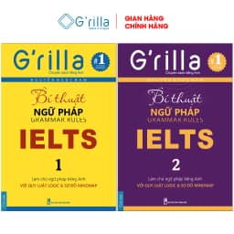 Thumbnail Sách - Combo Bí thuật Ngữ pháp IELTS Grilla Tập 1 và 2 1