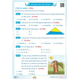 Thumbnail Sách - Combo Đề Kiểm Tra Toán, Tiếng Việt 4 - Kết Nối Tri Thức Với Cuộc Sống - Kì 1 (2 cuốn) Sanbooks 3