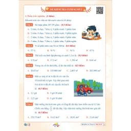 Thumbnail Sách - Combo Đề Kiểm Tra Toán Và Tiếng Việt Lớp 5 - Học Kì 2 - Kết Nối Tri Thức (Bộ 2 Cuốn) 3