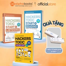 Thumbnail Sách > Combo Hackers TOEIC : VOCABULARY + READING + LISTENING - Phương Pháp Ôn Luyện Toeic Hiệu Qủa Chỉ 30 Phút Mỗi Ngày 1