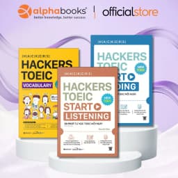 Thumbnail Sách > Combo Hackers TOEIC : VOCABULARY + READING + LISTENING - Phương Pháp Ôn Luyện Toeic Hiệu Qủa Chỉ 30 Phút Mỗi Ngày 2