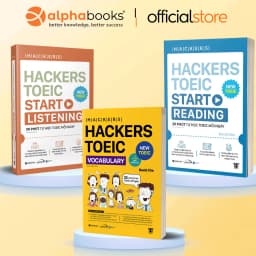 Thumbnail Sách > Combo Hackers TOEIC : VOCABULARY + READING + LISTENING - Phương Pháp Ôn Luyện Toeic Hiệu Qủa Chỉ 30 Phút Mỗi Ngày 3
