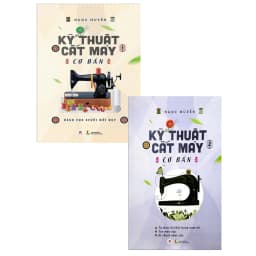 Thumbnail Sách - Combo Kỹ Thuật Cắt May Cơ Bản (Bộ 2 Cuốn) - HH 2