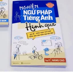 Thumbnail Sách - Combo Nghiền ngữ pháp Tiếng Anh hình que Cơ bản và Nâng cao 1