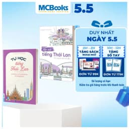 Thumbnail Sách - Combo Tự học tiếng Thái Lan cho người mới bắt đầu 1