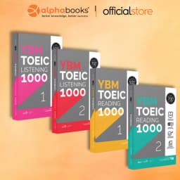 Thumbnail Sách > Combo YBM TOEIC 1000 (Trọn Bộ 4 Cuốn) - Chinh Phục Lộ Trình Toeic 500+ Đến 700+ (Alpha Books) 1