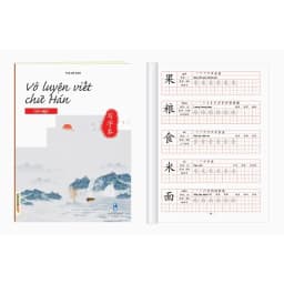 Thumbnail Sách -Combo:Vở luyện viết các nét cơ bản+214 bộ thủ trong tiếng trung 2