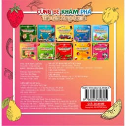 Thumbnail Sách - Cùng Bé Khám Phá Thế Giới Xung Quanh Trái Cây Sách Song Ngữ (Bìa Cứng) 4