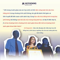 Thumbnail Sách - Cùng Học Cấu Trúc Tiếng Anh Trung Học Phổ Thông, tự học tiếng anh, Huy Hoàng Bookstore 1
