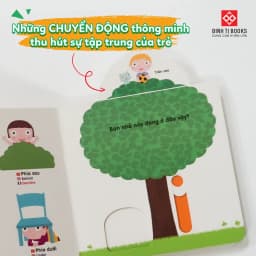 Thumbnail Sách đa tương tác - Chuyển động thông minh đa ngữ Việt - Anh - Pháp - Dành cho trẻ từ 0 - 6 tuổi - Đinh Tị Books 4
