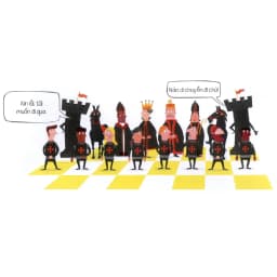 Thumbnail Sách dạy học CHƠI CỜ VUA CÙNG BÉ - VÁN CỜ HOÀN CHỈNH, Quyển 2, giúp phát triển tư duy cho trẻ em (tặng 1 bookmark). 4