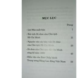 Thumbnail Sách - Di chúc của Chủ tịch Hồ Chí Minh 1