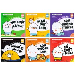 Thumbnail Sách - Ehon Bé Tự Tin Giao Tiếp (Dành cho trẻ từ 3-8t) - 6 quyển, lẻ tùy chọn 1