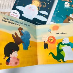 Thumbnail Sách Ehon Combo 3 cuốn Buồn ngủ ơi là buồn ngủ Dành cho trẻ từ 0-4 tuổi 3