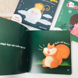 Thumbnail Sách Ehon Combo 3 cuốn Buồn ngủ ơi là buồn ngủ Dành cho trẻ từ 0-4 tuổi 4