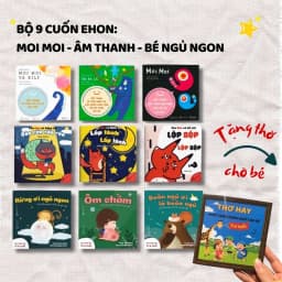 Thumbnail Sách Ehon - Combo 9 cuốn Moi moi Âm thanh Buồn ngủ - Cho bé 0-2 tuổi 1