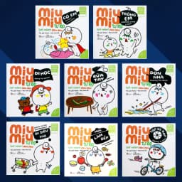 Thumbnail Sách Ehon Kĩ Năng Sống - Miu Miu Tự Lập Phần 2 - Song Ngữ Anh - Việt 1-6 tuổi (8 cuốn lẻ tùy chọn) 1