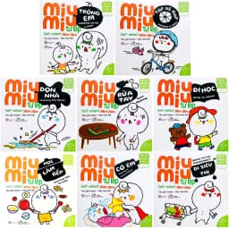 Thumbnail Sách - Ehon Kĩ Năng Sống - Miu Miu Tự Lập - Phần 2 - Song ngữ Việt-Anh (Dành cho bé từ 1-6 tuổi) (Lẻ tùy chọn) 1
