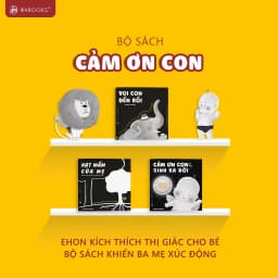 Thumbnail Sách Ehon kích thích thị giác - Cảm Ơn Con - Dành cho trẻ 0-18 tháng tuổi 2