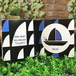 Thumbnail Sách - Ehon Kích Thích Thị Giác - Song Ngữ - Black and White books (6 quyển, lẻ tùy chọn) 4