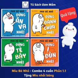 Thumbnail Sách Ehon Miu Bé Nhỏ - Phần 1 - Tặng Miu nhồi bông xinh xắn - Song Ngữ Anh - Việt (1-6 tuổi) 2