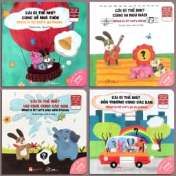 Thumbnail Sách - Ehon Nhận Biết - Cái Gì Thế Nhỉ? (Bộ 4 quyển, lẻ tùy chọn) (Song ngữ Anh - Việt cho bé 0-6 tuổi) 1