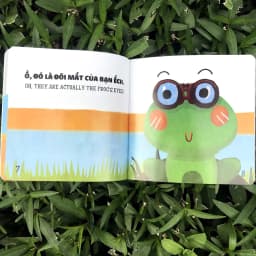 Thumbnail Sách - Ehon Nhận Biết - Cái Gì Thế Nhỉ? (Bộ 4 quyển, lẻ tùy chọn) (Song ngữ Anh - Việt cho bé 0-6 tuổi) 4