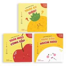 Thumbnail Sách Ehon Nhật Bản - Vương quốc trái cây - Combo 3 cuốn dành cho bé từ 0 - 3 tuổi 1