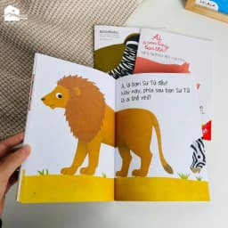 Thumbnail Sách Ehon Quốc dân - Ai ở sau lưng bạn thế - Dành cho bé 0-3 tuổi 4