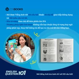 Thumbnail Sách - ENGLISH QUESTION 101: Lộ Trình Học Giao Tiếp Qua Q&A - Zenbooks 3