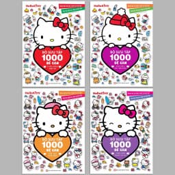 Thumbnail Sách - Hello Kitty - Bộ Sưu Tập 1000 đề can - 4 quyển lẻ tùy chọn (2-8 tuổi) 1