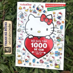 Thumbnail Sách - Hello Kitty - Bộ Sưu Tập 1000 đề can - 4 quyển lẻ tùy chọn (2-8 tuổi) 4