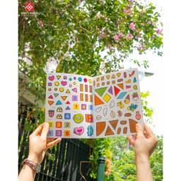 Thumbnail Sách - Hình dán thú vị rèn trí thông minh - Phát triên IQ và Nhận biết hình dạng - Cho trẻ 2 - 6 tuổi - Đinh Tị Books 2
