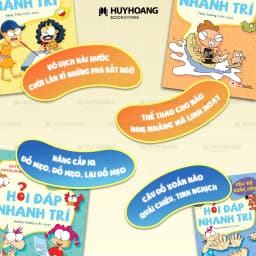 Thumbnail Sách Hỏi đáp nhanh trí, sách đố vui cho bé , hài hước, kiến thức rộng mở, giải tỏa căng thẳng cho bé 1