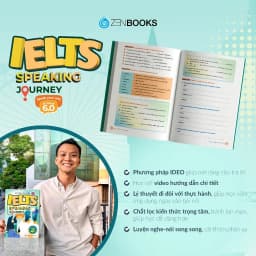 Thumbnail Sách - IELTS Speaking Journey: Lộ trình tự học IELTS Speaking từ cơ bản đến band 6.0  - Nguyễn Cảnh Luân - Zenbooks 2