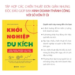 Thumbnail Sách - Khởi Nghiệp Du Kích (Tái Bản) - Kinh Doanh Ít Vốn - Vận Dụng Nguồn Lực Nhỏ Chiến Thắng Cuộc Chơi Lớn 3
