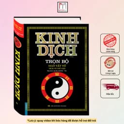 Thumbnail Sách - Kinh dịch trọn bộ đen (Ngô Tất Tố dịch và chú giải) - bìa cứng 1