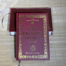 Thumbnail Sách - Kinh Diệu Pháp Liên Hoa, Bản Mini, Bìa Cứng - Tuệ Nga 4