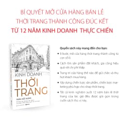 Thumbnail Sách - Kinh Doanh Thời Trang - 8 Bước Xây Dựng, Vận Hành Và Phát Triển Shop Quần Áo Của Bạn 2