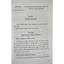Thumbnail Sách - Luật Cạnh Tranh ( Hiện Hành ) 1