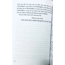 Thumbnail Sách - Luật Kinh Doanh Bất Động Sản Năm 2023 (Sửa Đổi, Bổ Sung Năm 2024) 3