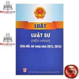 Thumbnail Sách - Luật Luật sư (Hiện hành) (NXB Chính trị quốc gia Sự thật) 1