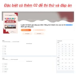 Thumbnail Sách Luyện thi Đánh giá Năng lực Môn Tiếng Anh 2