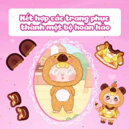 Thumbnail Sách Mini Fashion - Baby Three (Bóc dán hơn 100+ stickers váy, phụ kiện xinh đẹp) cho bé gái 4